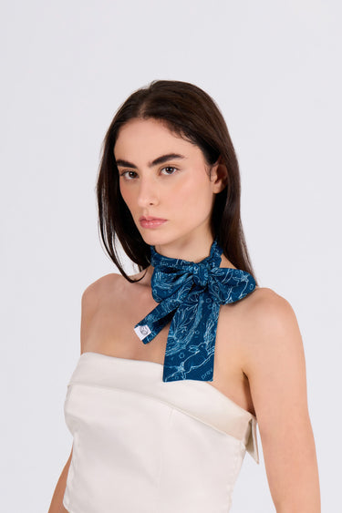 EARTHLINGS TINY SCARF - ATLANTIC