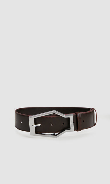 prev - Leather Belt - KAREL BELT MAXI - SIENNA