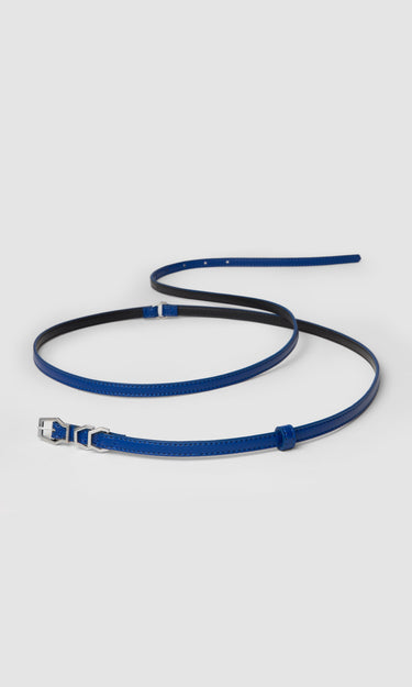 prev - Leather Belt - KAREL BELT MINI - ELECTRIC