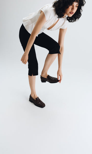 JOAN LOAFER - DEEP PLUM