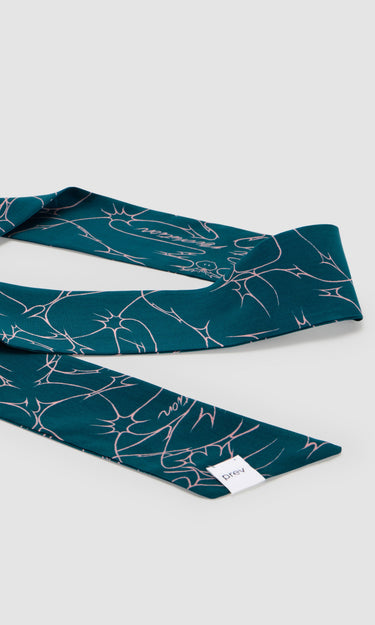 SELF-CARE TINY SCARF - CORAL
