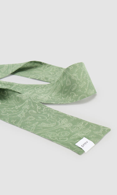 TENDER CHAOS TINY SCARF - MEADOW