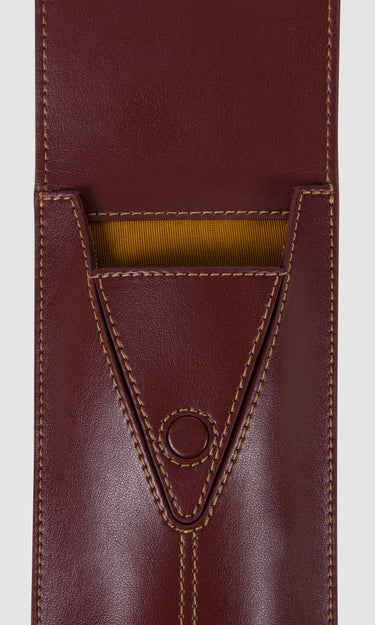 PEN CASE - BORDEAUX