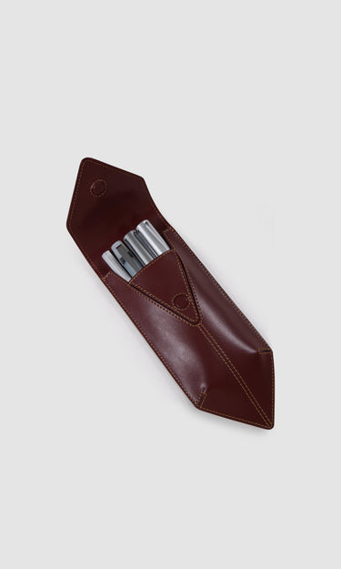 PEN CASE - BORDEAUX