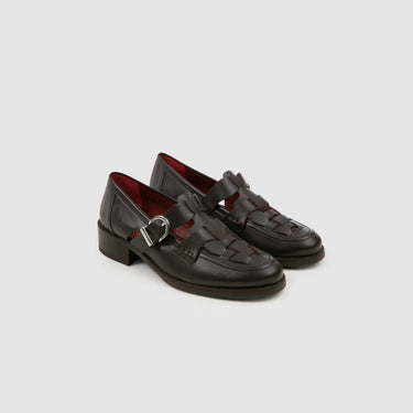 prev - DOROTHY LOAFER - CHERRY BROWNIE