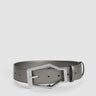 prev - Leather Belt - KAREL BELT MAXI - CHROME