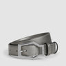 prev - Leather Belt - KAREL BELT MIDI - CHROME