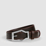prev - Leather Belt - KAREL BELT MIDI - SIENNA
