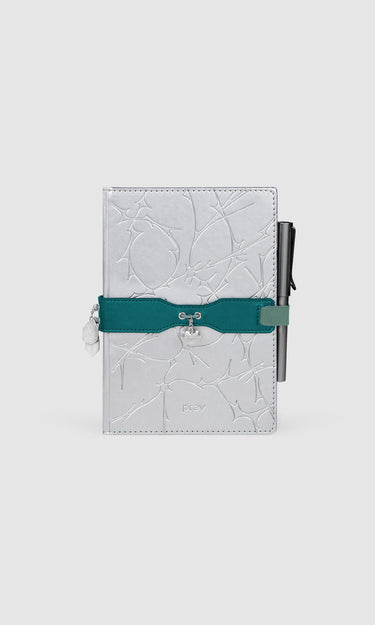 NOTEBOOK/PENHOLDER - A5 TEAL