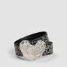 prev - Leather Belt - REGAN BELT - BLACK