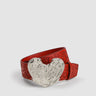 prev - Leather Belt - REGAN BELT - CHERRY