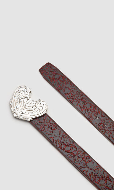 prev - Leather Belt - REGAN BELT - SIENNA