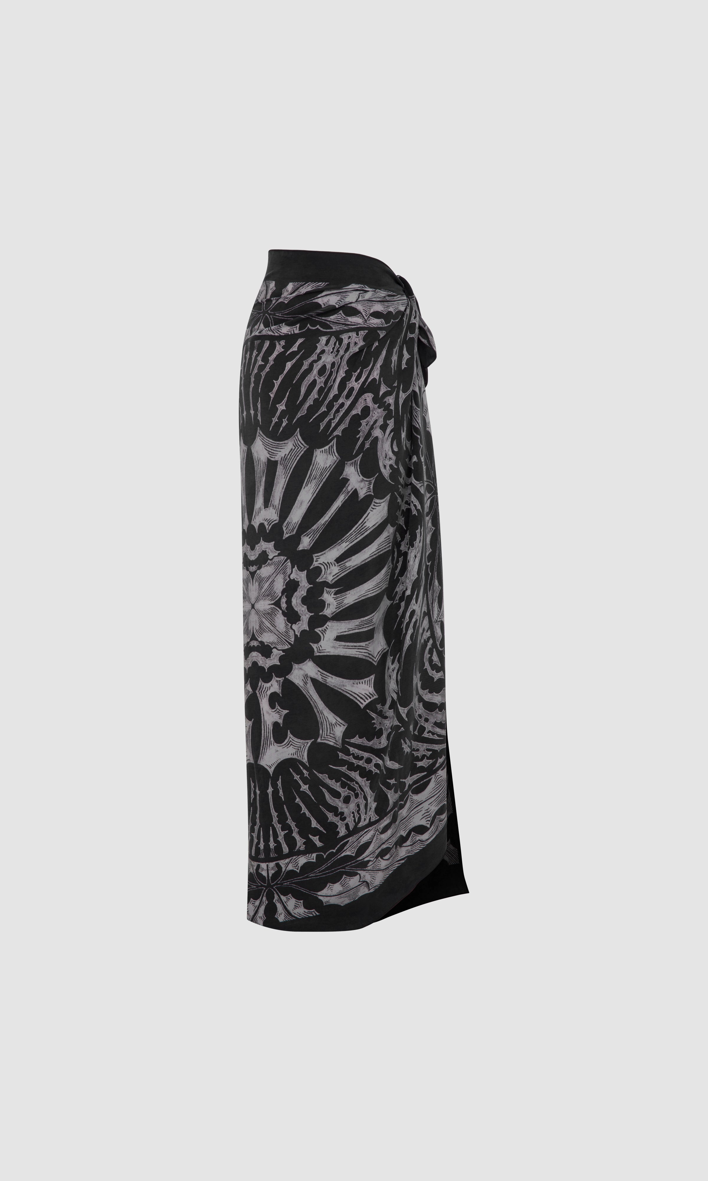 prev - REVOLT JUNGLE PAREO/VERSATILE CLOTH - BLACK