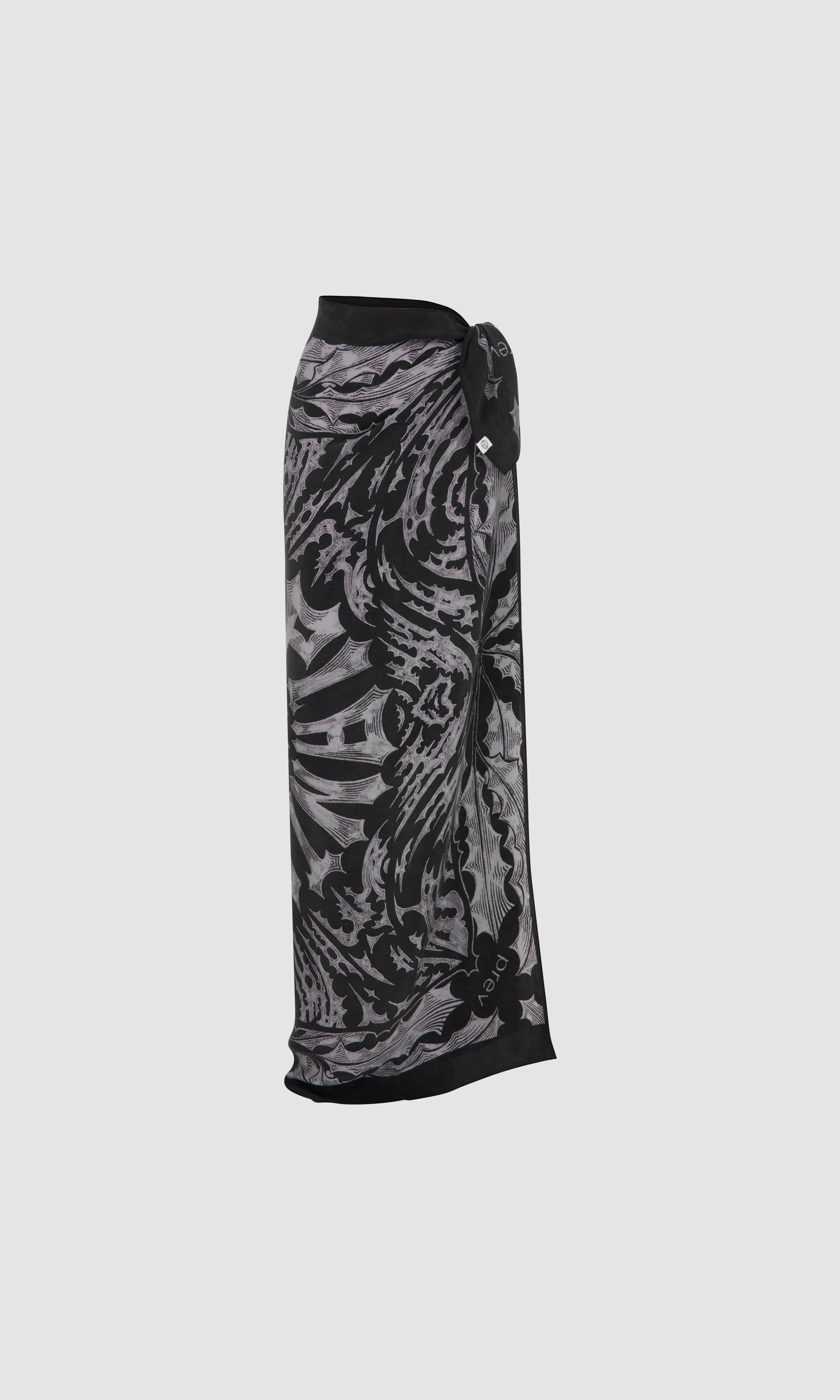 prev - REVOLT JUNGLE PAREO/VERSATILE CLOTH - BLACK