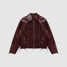 prev - Leather Jacket - ROBIN - BORDEAUX