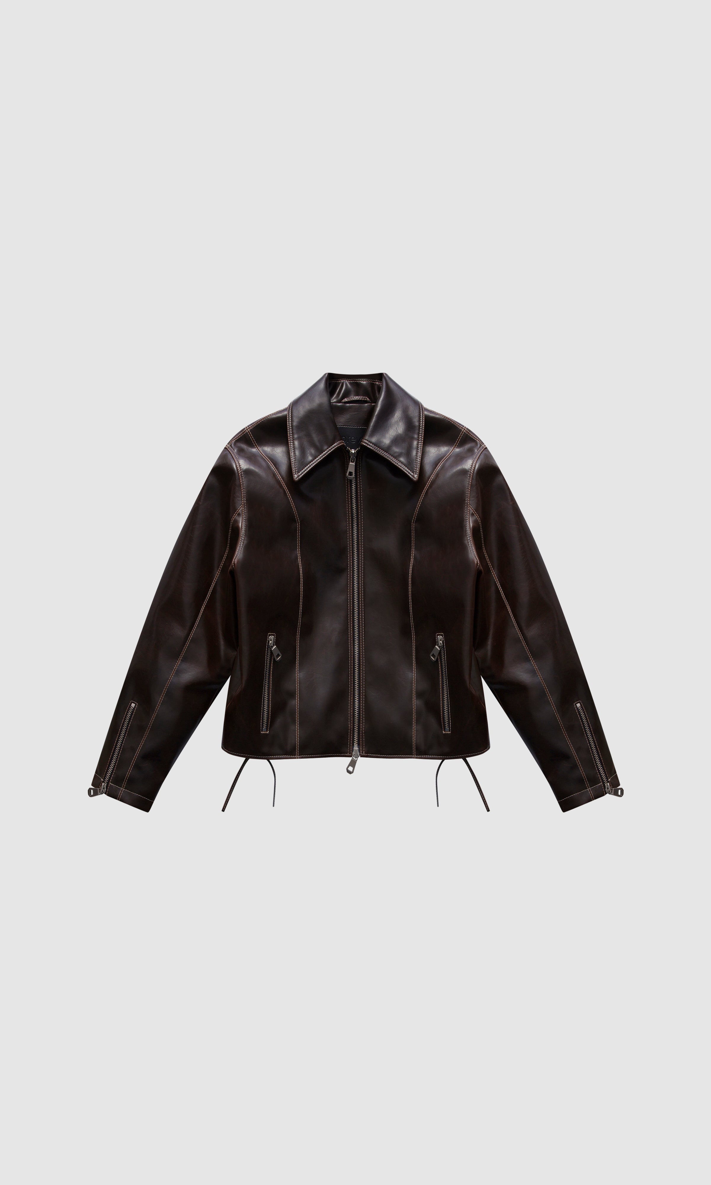 prev - Leather Jacket - ROBIN - SIENNA