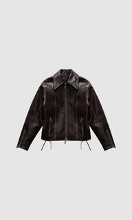 prev - Leather Jacket - ROBIN - SIENNA