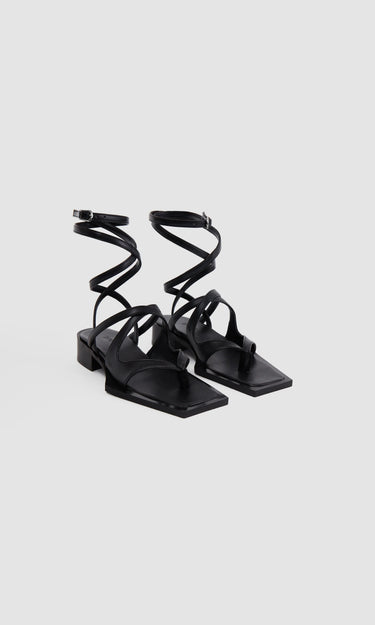 prev--KAREL SANDALS - BLACK